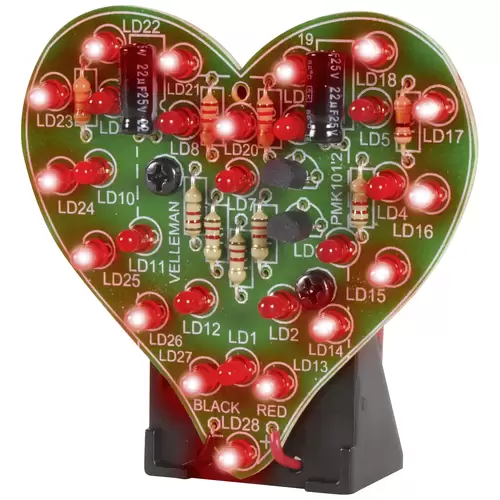 Whadda WSSA101 Blinklicht Bausatz Ausführung (Bausatz/Baustein): Bausatz 9 V/DC Whadda WSSA101 Blinklicht Bausatz Ausführung (Bausatz/Baustein): Bausatz 9 V/DC