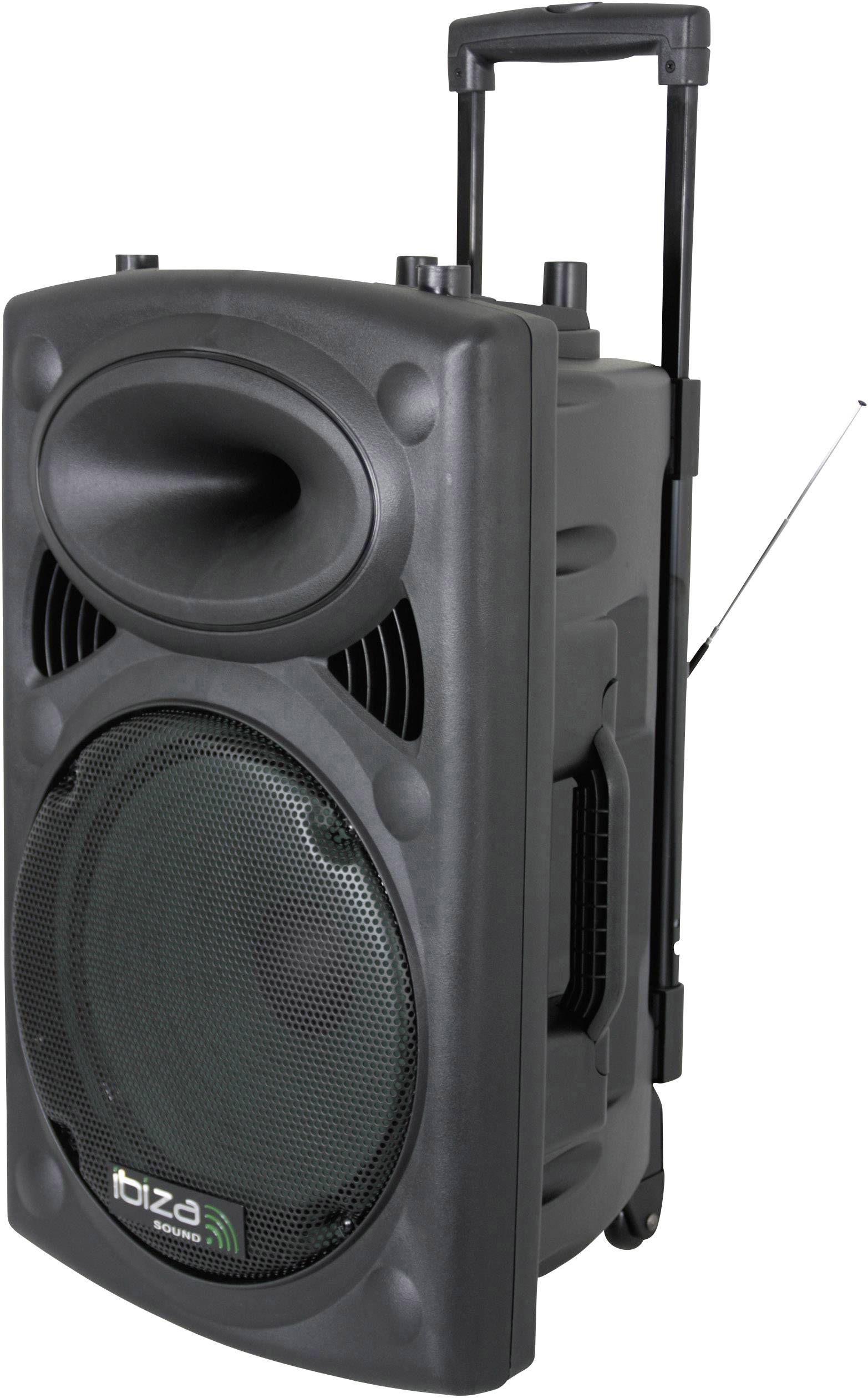 Ibiza Sound PORT12VHF Bluetooth Mobiler PA Lautsprecher 30cm 12 Zoll 1St.