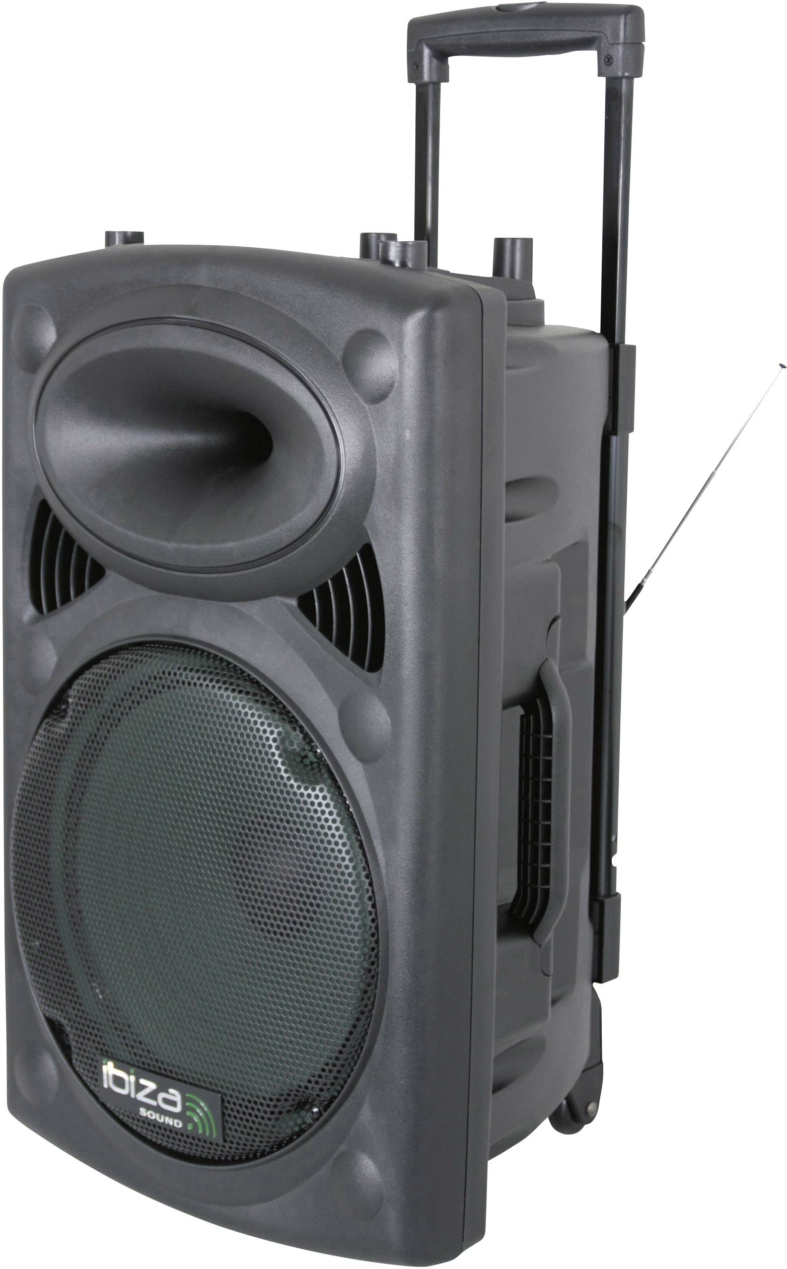 Ibiza Sound PORT15VHF Bluetooth Mobiler PA Lautsprecher 38cm 15 Zoll 1St.