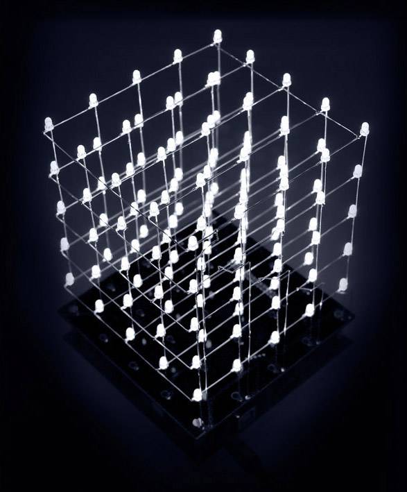 Whadda K8018W LED Würfel Bausatz Ausführung (Bausatz/Baustein): Bausatz 9 V/DC