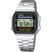 Casio Armbanduhr A168WA-1YES (B x H) 36.30mm x 38.60mm Silber Gehäusematerial=Kunstharz Material (Armband)=Edelstahl Casio Armbanduhr A168WA-1YES (B x H) 36.30mm x 38.60mm Silber Gehäusematerial=Kunstharz Material (Armband)=Edelstahl