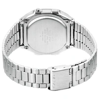 Casio Armbanduhr A168WA-1YES (B x H) 36.30mm x 38.60mm Silber Gehäusematerial=Kunstharz Material (Armband)=Edelstahl Casio Armbanduhr A168WA-1YES (B x H) 36.30mm x 38.60mm Silber Gehäusematerial=Kunstharz Material (Armband)=Edelstahl