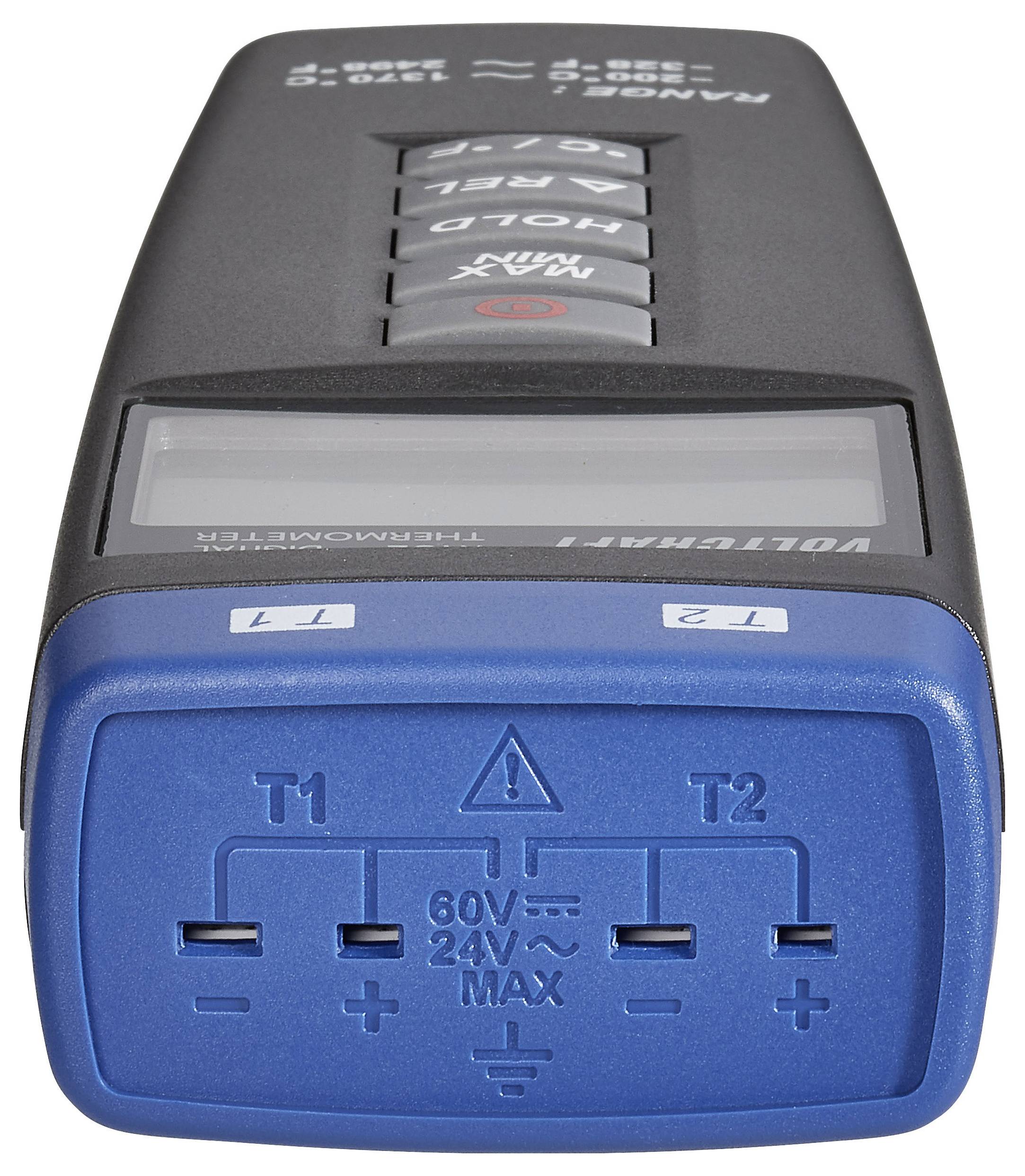 VOLTCRAFT K102 + TP202 Temperatur-Messgerät kalibriert (ISO) Fühler-Typ K