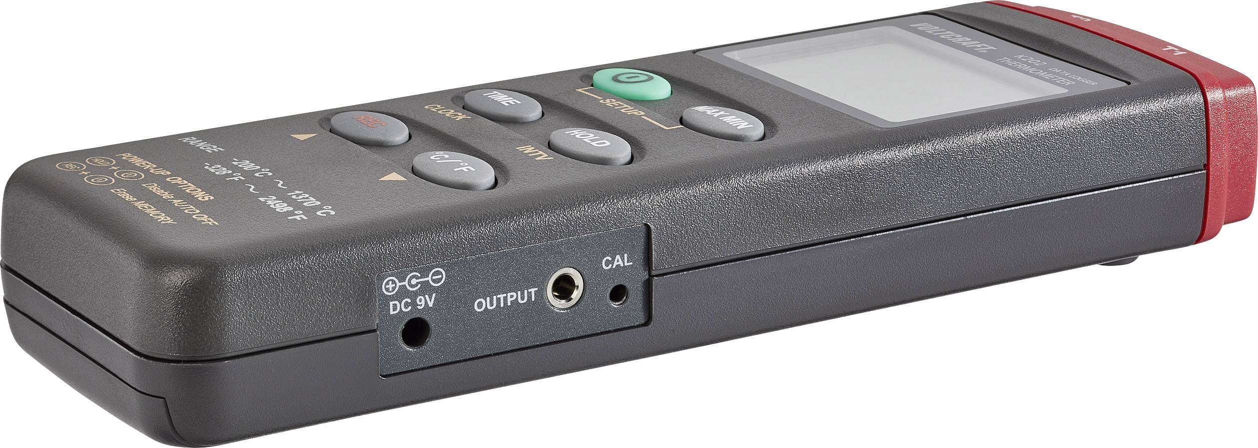 VOLTCRAFT K202 Temperatur-Messgerät kalibriert (ISO) -200 - +1370°C Fühler-Typ K Datenlogger-Funktion