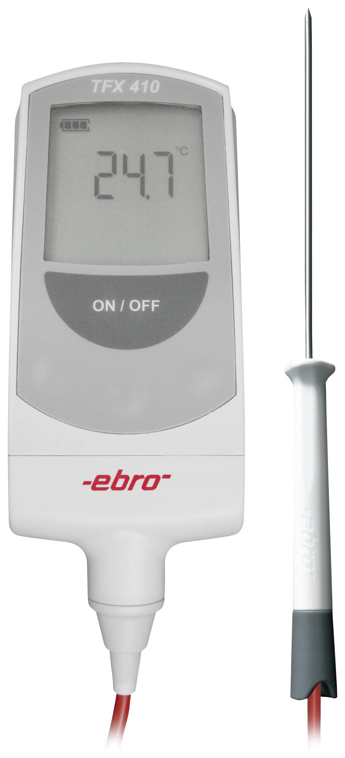 Ebro TFX 410 Einstichthermometer (HACCP) Messbereich Temperatur -50 bis +300°C Fühler-Typ Pt1000 HACCP-konform