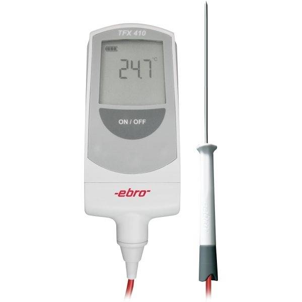 Ebro TFX 410 Einstichthermometer (HACCP) Messbereich Temperatur -50 bis +300°C Fühler-Typ Pt1000 HACCP-konform