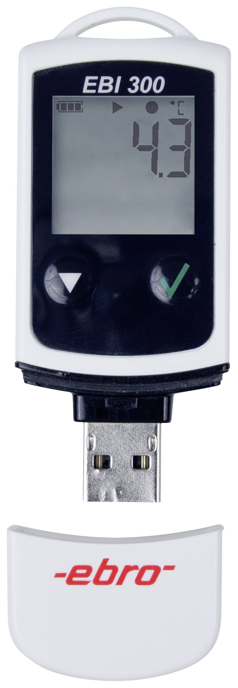 Ebro 1340-6330 EBI 300 Temperatur-Datenlogger Messgröße Temperatur -30 bis 70°C