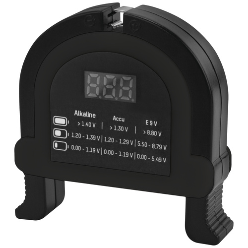 Ansmann Batterietester Check-It Messbereich (Batterietester) 1,2 V, 1,5 V, 3 V, 9V Akku, Batterie 4000001-510