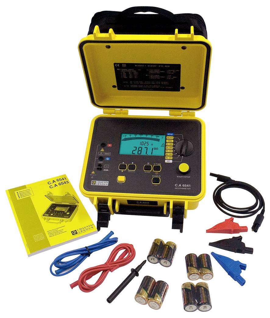 Chauvin Arnoux C.A 6541 Isolationsmessgerät 50 V, 1000V 4 TΩ
