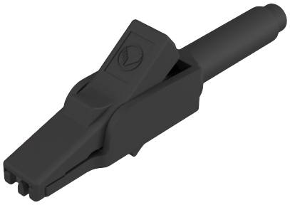 SKS Hirschmann MA 260 SH sw Sicherheits-Abgreifklemme Steckanschluss 4 mm CAT II 300 V Schwarz