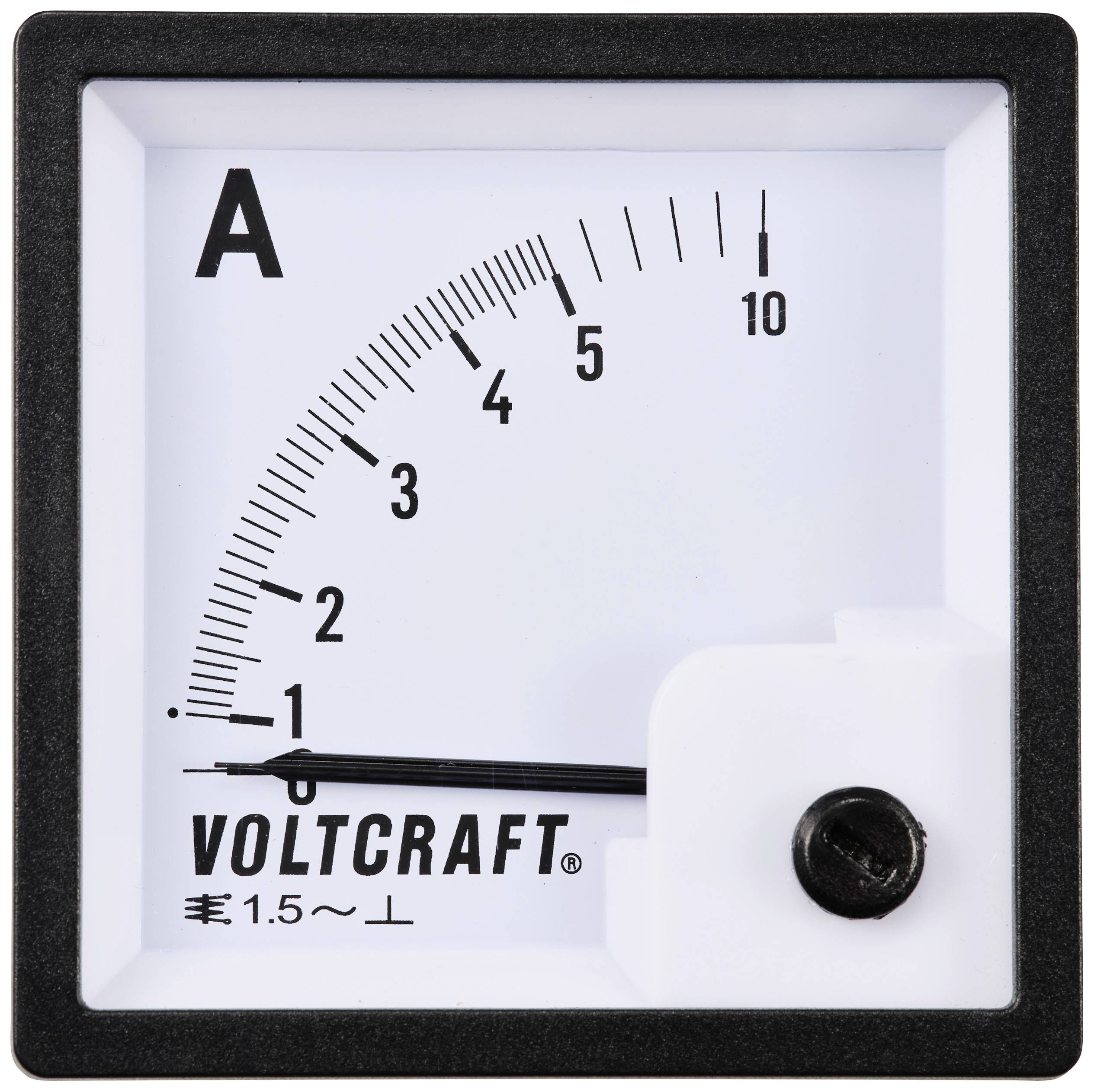 VOLTCRAFT AM-72X72/5A AM-72X72/5A Analog-Einbaumessgerät AM-72X72/5A 5 A Dreheisen