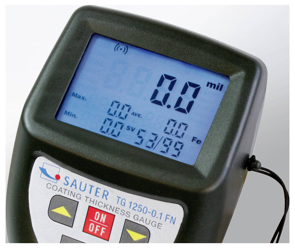 Sauter TG 1250-0.1FN Schichtdicken-Messgerät 0 - 1250µm