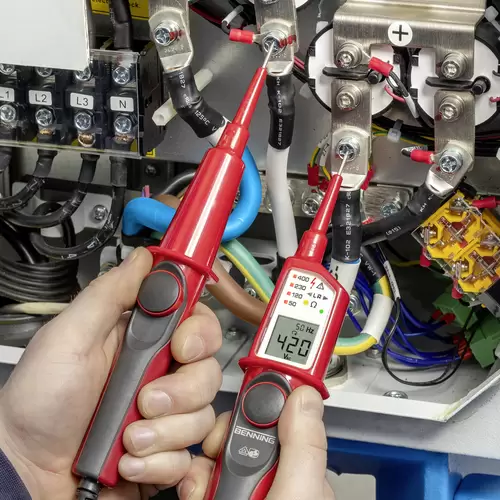 Benning DUSPOL digital Zweipoliger Spannungsprüfer CAT III 1000 V, CAT IV 600 V LCD, Vibration, Aku Benning DUSPOL digital Zweipoliger Spannungsprüfer CAT III 1000 V, CAT IV 600 V LCD, Vibration, Aku