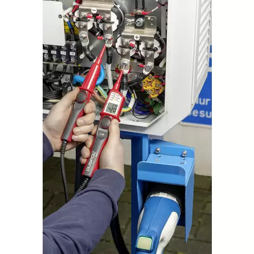 Benning DUSPOL digital Zweipoliger Spannungsprüfer CAT III 1000 V, CAT IV 600 V LCD, Vibration, Akustik Benning DUSPOL digital Zweipoliger Spannungsprüfer CAT III 1000 V, CAT IV 600 V LCD, Vibration, Akustik