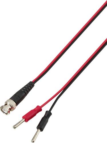 VOLTCRAFT BNC-Messleitung 0.80 m Schwarz, Rot