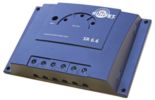 Sunset Solar-Set SM 50L 110263 Thermische Solaranlage 50 Wp inkl. Laderegler, inkl. Anschlusskabel