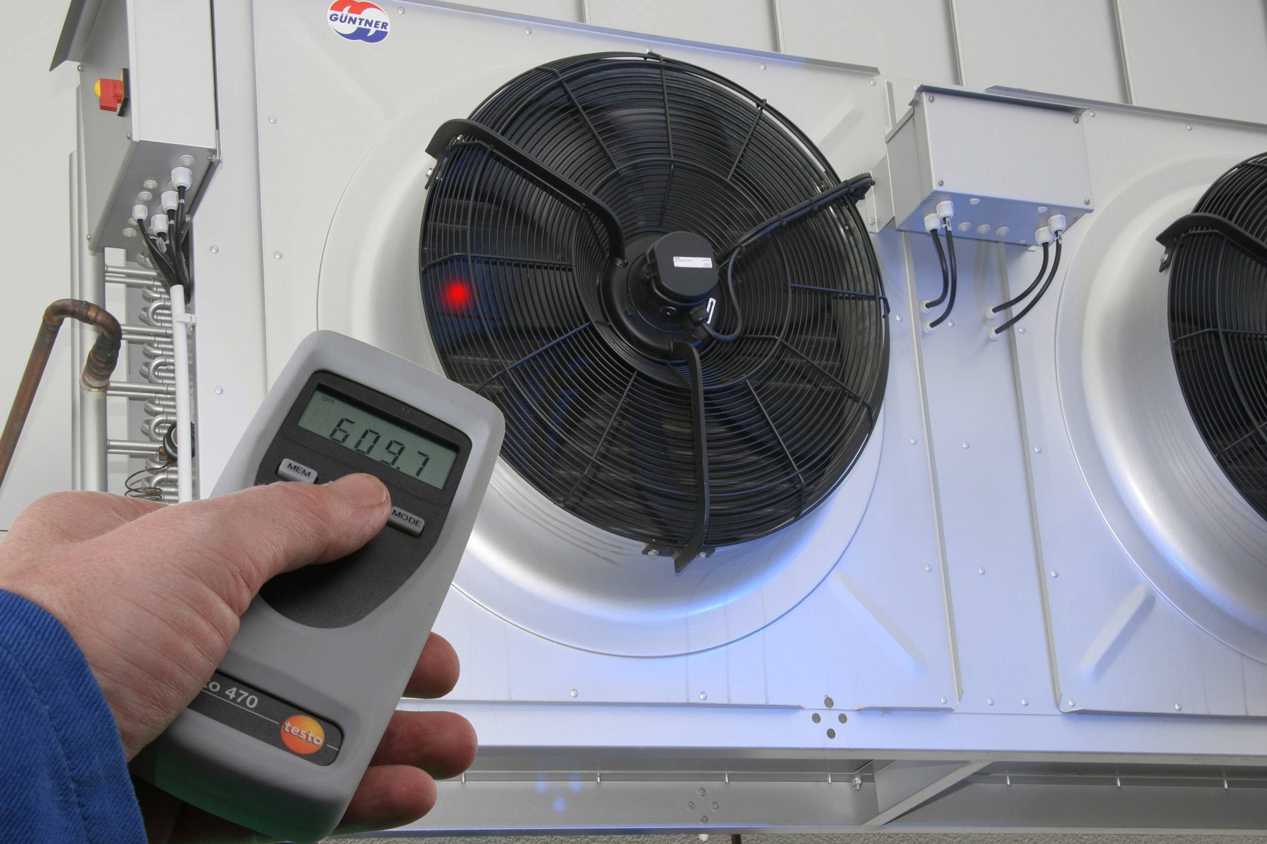 Testo 0563 0465 Drehzahlmesser optisch 1 - 99999 U/min