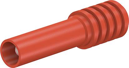 Stäubli XA-2/4 Messadapter Lamellenstecker 4mm - Buchse 2mm berührungssicher Rot