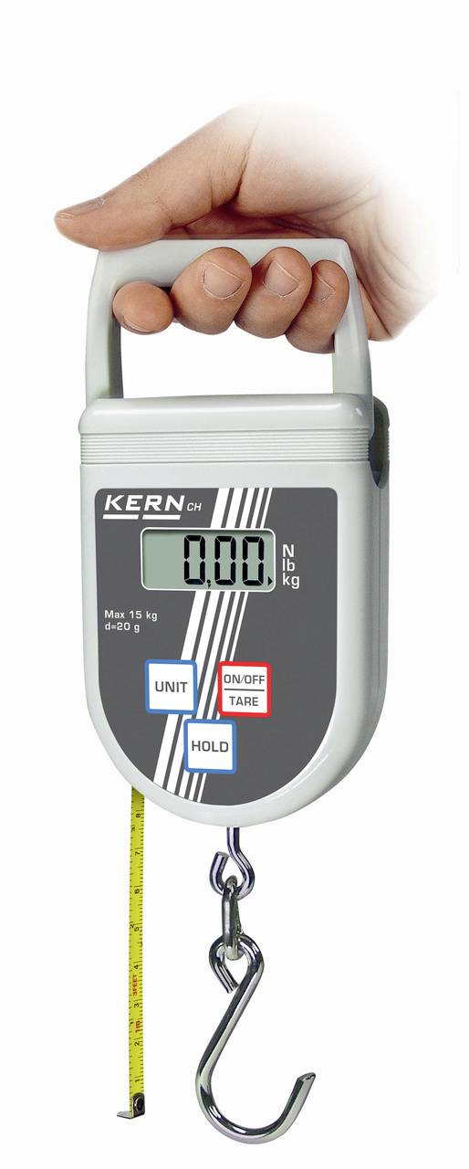 Kern CH 15K20 Hängewaage Wägebereich (max.) 15 kg Ablesbarkeit 20 g batteriebetrieben
