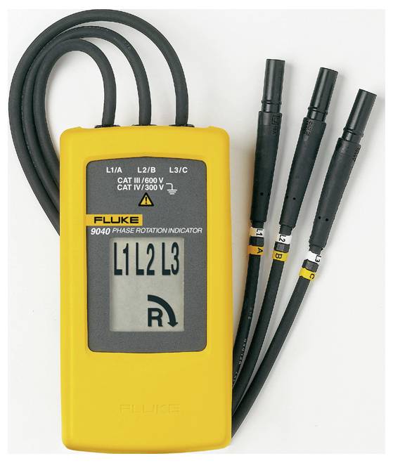 Fluke 9040EUR Drehfeldmessgerät CAT III 600V LCD
