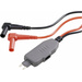 VOLTCRAFT MS-4S Adaptateur de mesure mini-coupe-circuit plat pour connecteur mâle - Banane mâle 4 mm noir, rouge