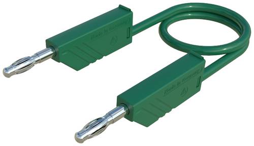 Hirschmann Test & Measurement CO MLN SIL 100/1 Messleitung Lamellenstecker 4 mm Lamellenstecker 4 mm 1.00 m Grün 1 St.