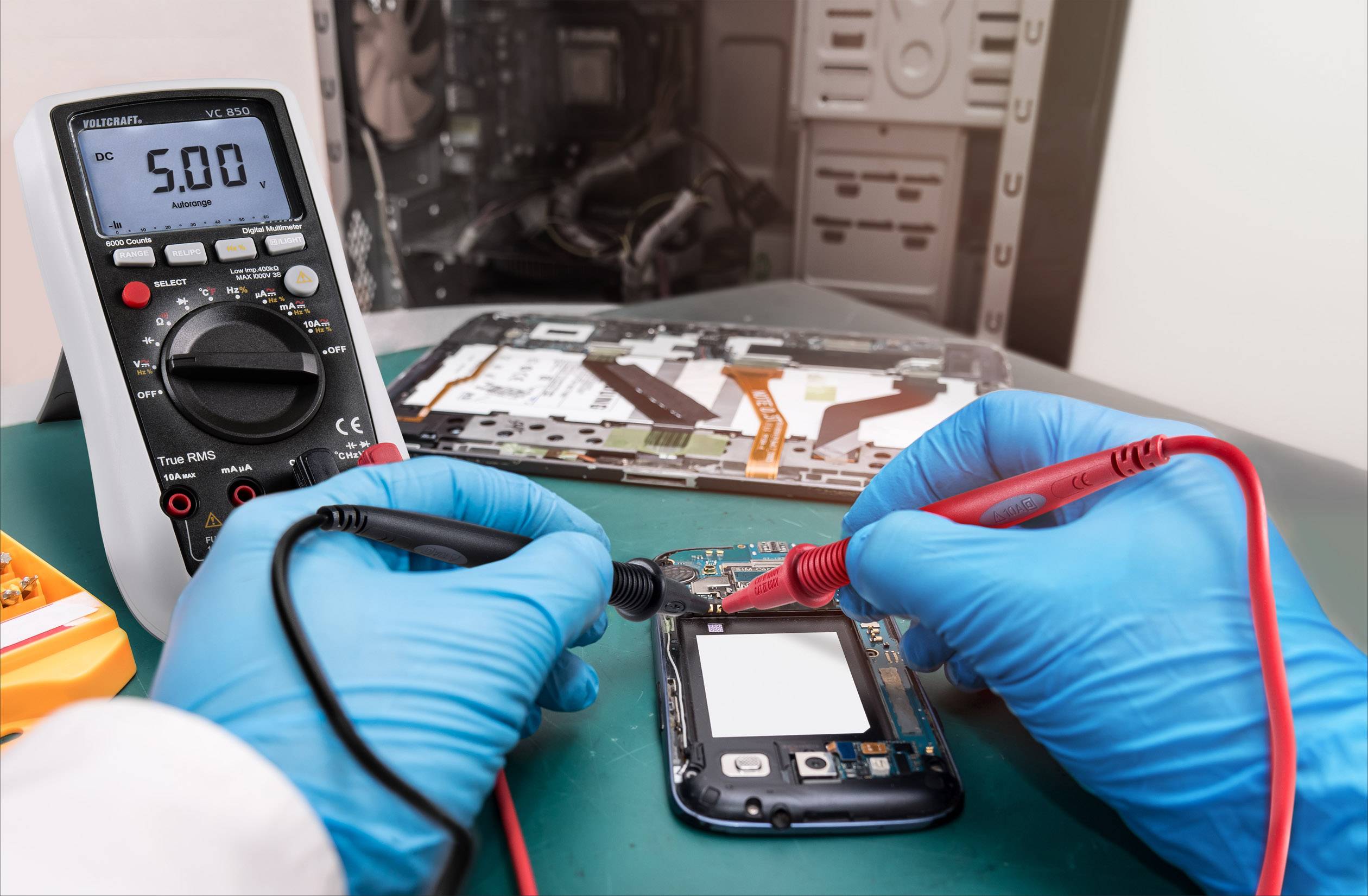 VOLTCRAFT VC850 Hand-Multimeter digital CAT III 1000 V, CAT IV 600V Anzeige (Counts): 6000