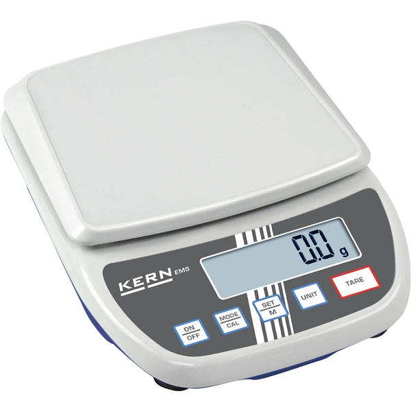 Kern EMS 6K0.1 Briefwaage Wägebereich (max.) 6kg Ablesbarkeit 0.1g netzbetrieben, batteriebetrieben Weiß Kern EMS 6K0.1 Briefwaage Wägebereich (max.) 6kg Ablesbarkeit 0.1g netzbetrieben, batteriebetrieben Weiß