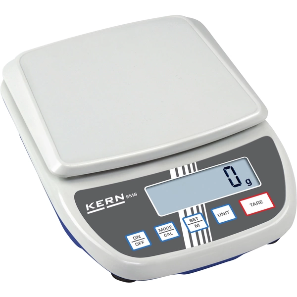 Kern EMS 6K1 Briefwaage Wägebereich (max.) 6kg Ablesbarkeit 1g netzbetrieben, batteriebetrieben Weiß Kern EMS 6K1 Briefwaage Wägebereich (max.) 6kg Ablesbarkeit 1g netzbetrieben, batteriebetrieben Weiß