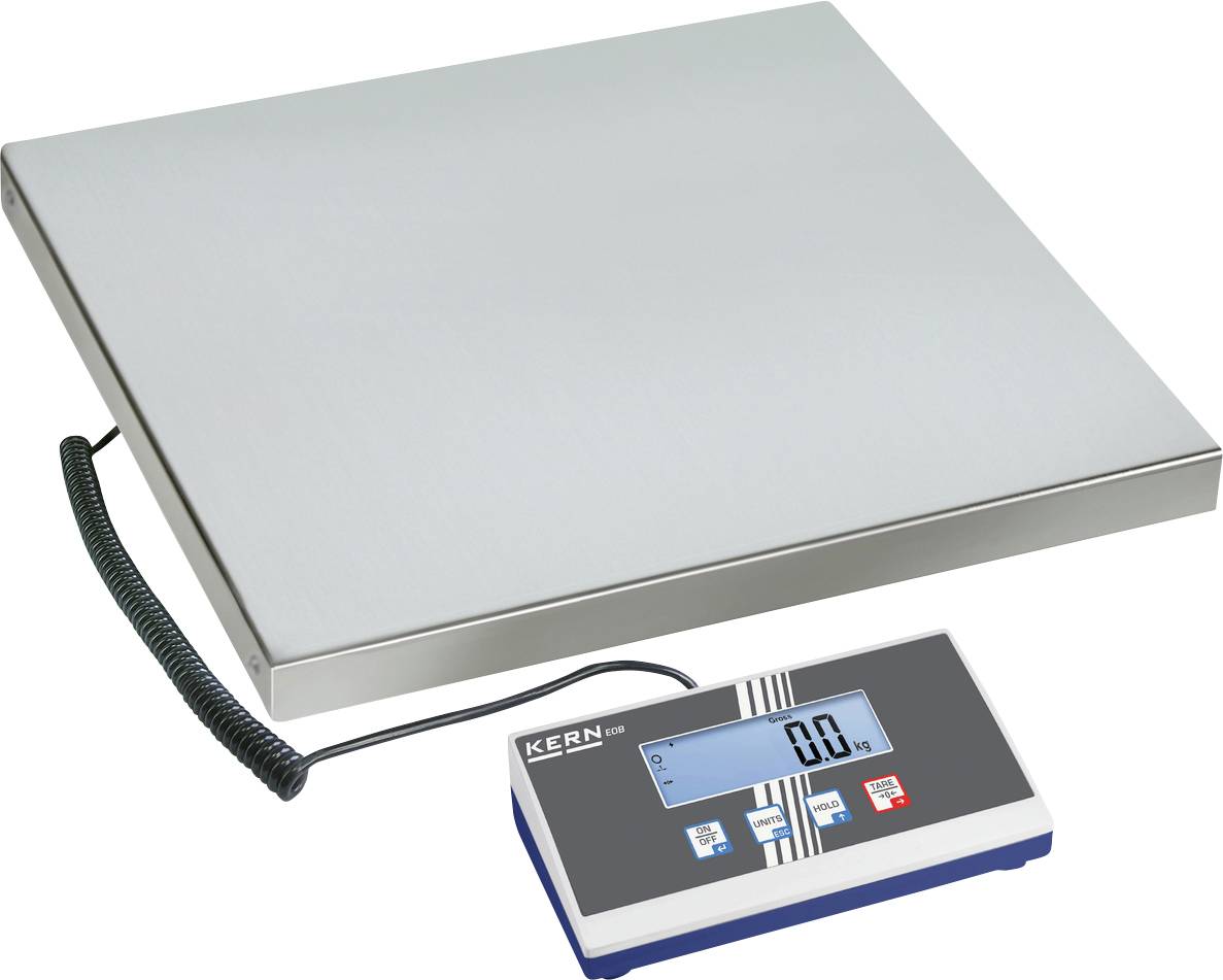 Kern EOB 300K100L Plattformwaage Wägebereich (max.) 300kg Ablesbarkeit 100g über Steckernetzteil Silber