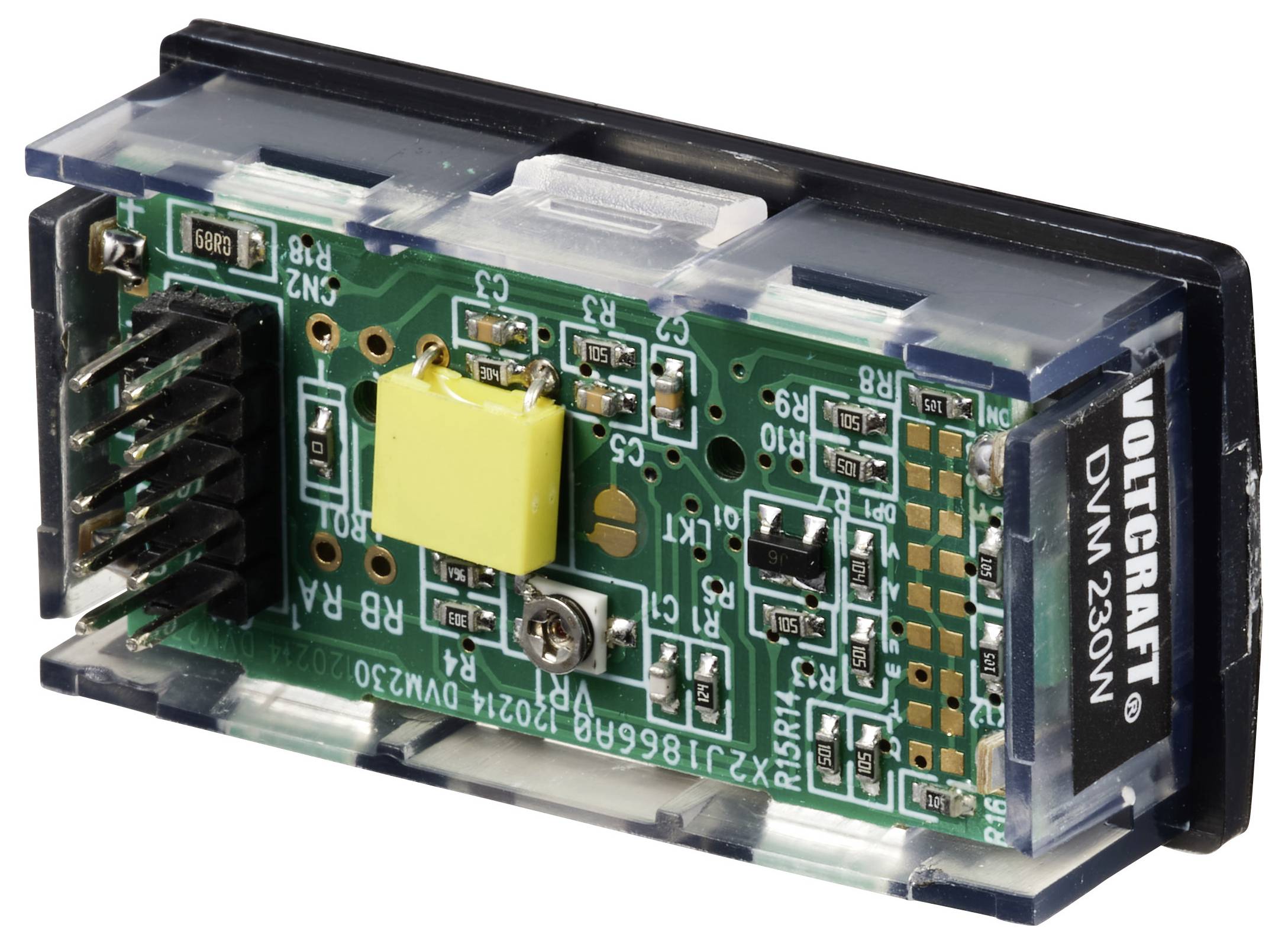 VOLTCRAFT DVM230W Digitales Einbaumessgerät 0-200 mV (beliebig erweiterbar durch Vorschalten von Wi