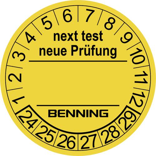 Benning 756212 Gelb (Ø) 30 mm 30 mm 300 St.