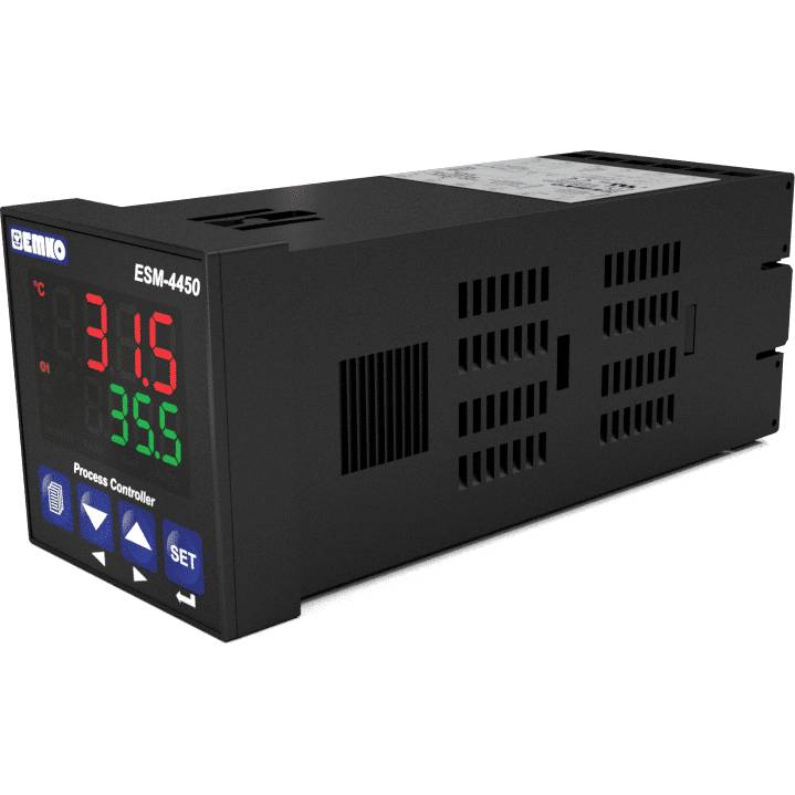 Emko ESM-4450.1.20.1.1/01.04/0.0.0.0 2-Punkt, P, PI, PD, PID Temperaturregler Pt100, J, K, R, S, T -200 bis 1700°C Relais 5