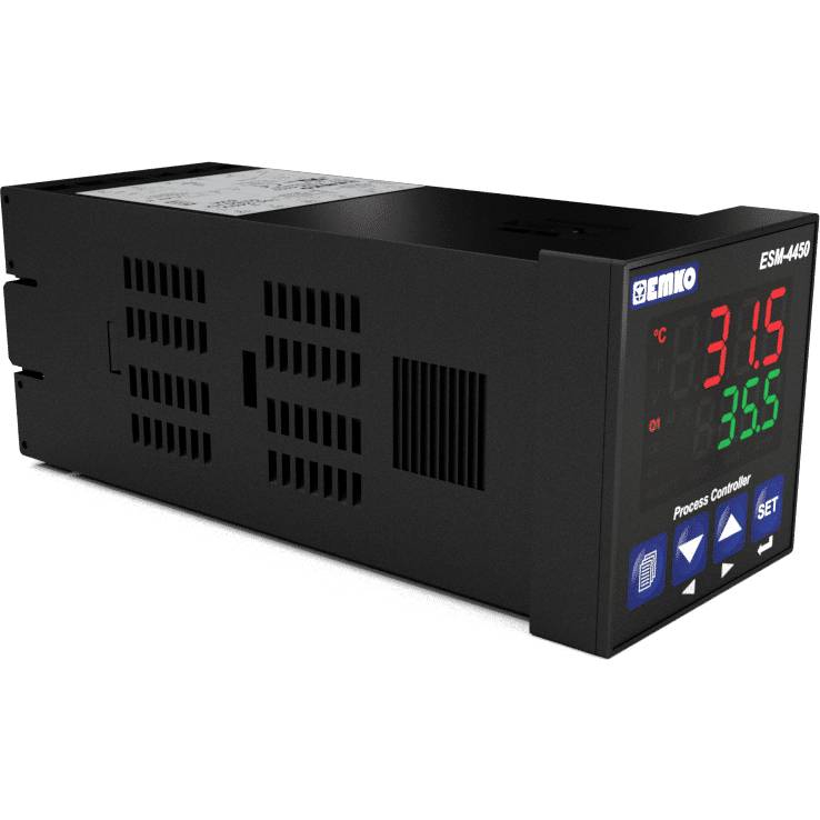 Emko ESM-4450.1.20.1.1/01.04/0.0.0.0 2-Punkt, P, PI, PD, PID Temperaturregler Pt100, J, K, R, S, T -200 bis 1700°C Relais 5