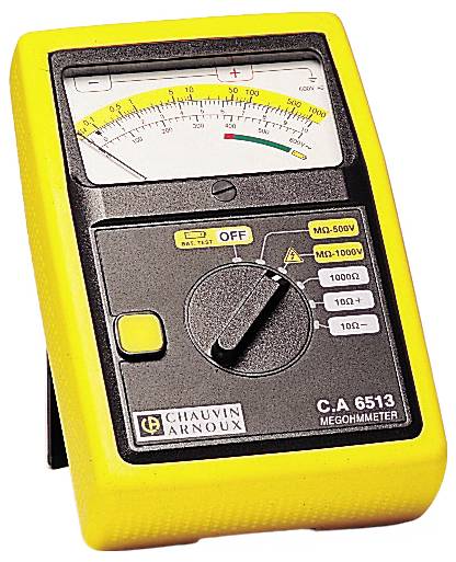 Chauvin Arnoux C.A 6513 Isolationsmessgerät 500 V, 1000V 1 GΩ
