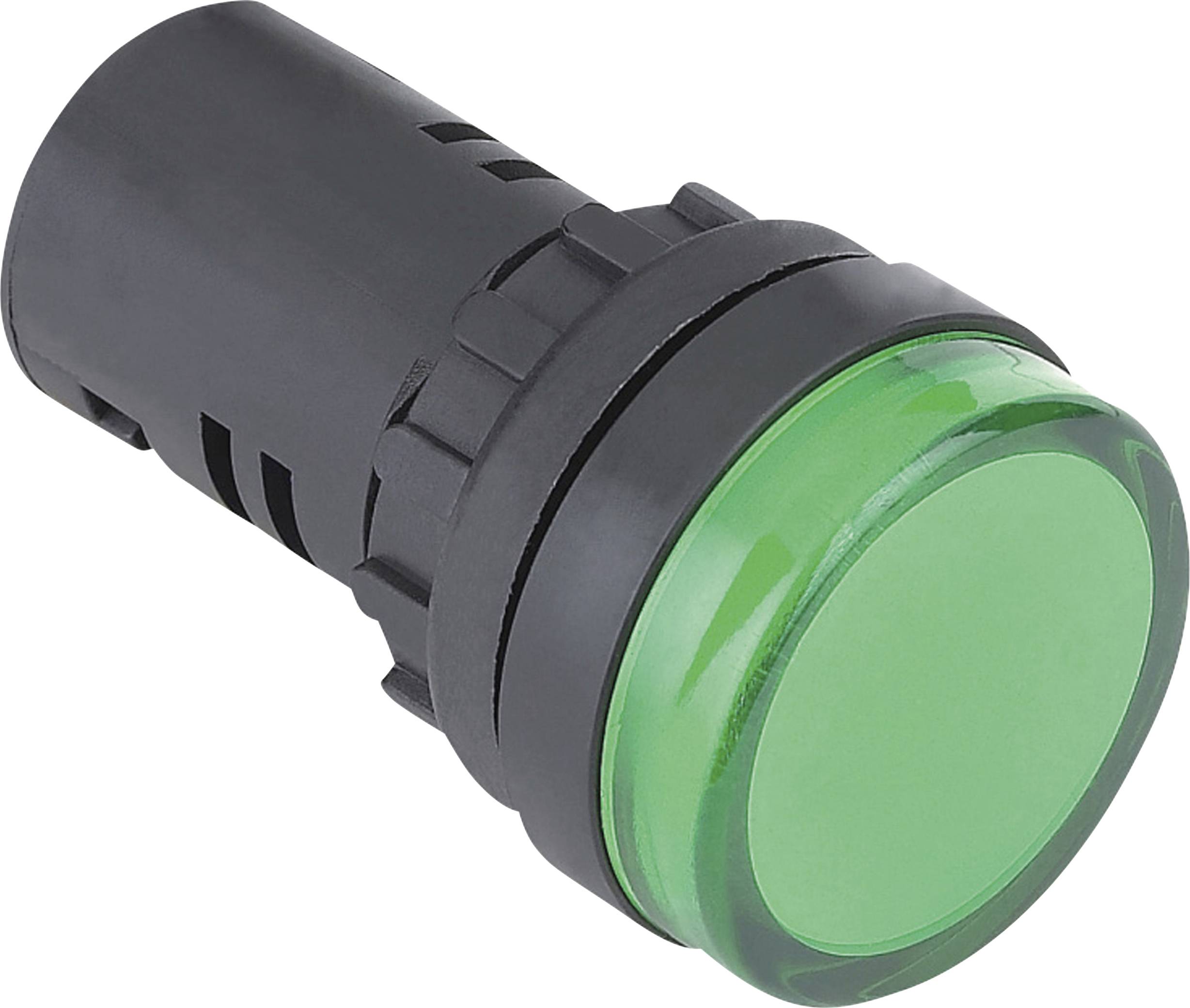TRU Components 140390 LED-Signalleuchte Grün 12 V/DC