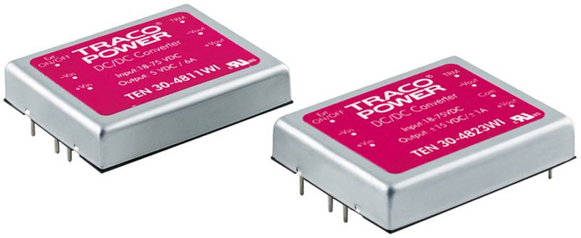 TracoPower TEN 30-2412WI DC/DC-Wandler, Print 24 V/DC 12 V/DC 2.5 A 30 W Anzahl Ausgänge: 1 x Inhal
