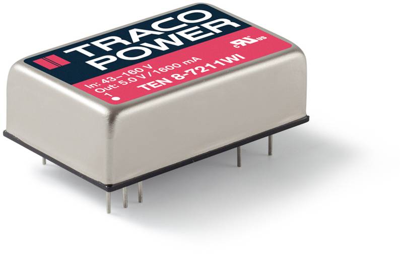 TracoPower TEN 8-4812WI DC/DC-Wandler, Print 48 V/DC 12 V/DC 665 mA 8 W Anzahl Ausgänge: 1 x Inhalt