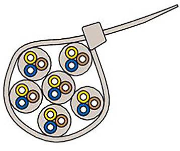 Fischer 19802 BN Kabelbinder 200mm 3.60mm Natur 100St.