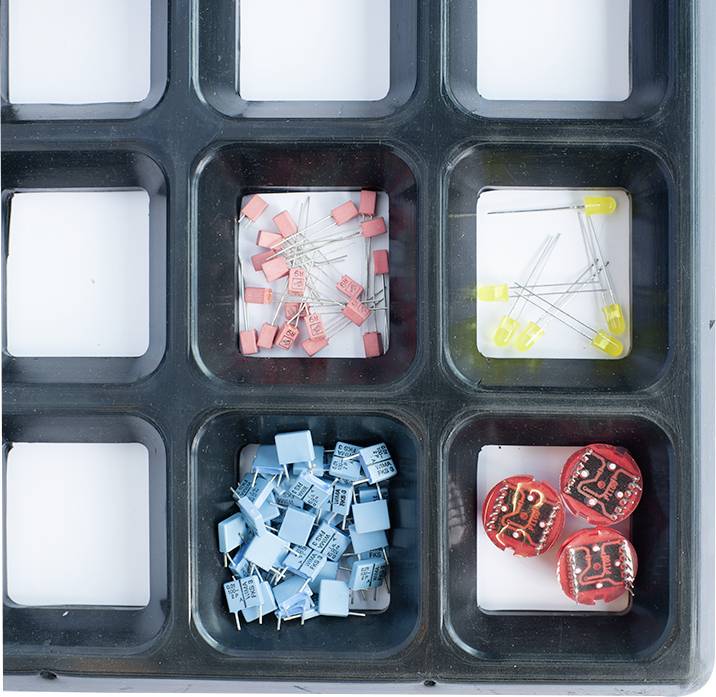 BJZ C-187 625 ESD-Montagegittermatte Schwarz (L x B x H) 610 x 370 x 20mm