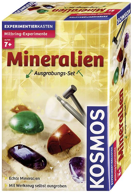 Kosmos 630447 Ausgrabungsset Mineralien Experimentierkasten ab 7 Jahre