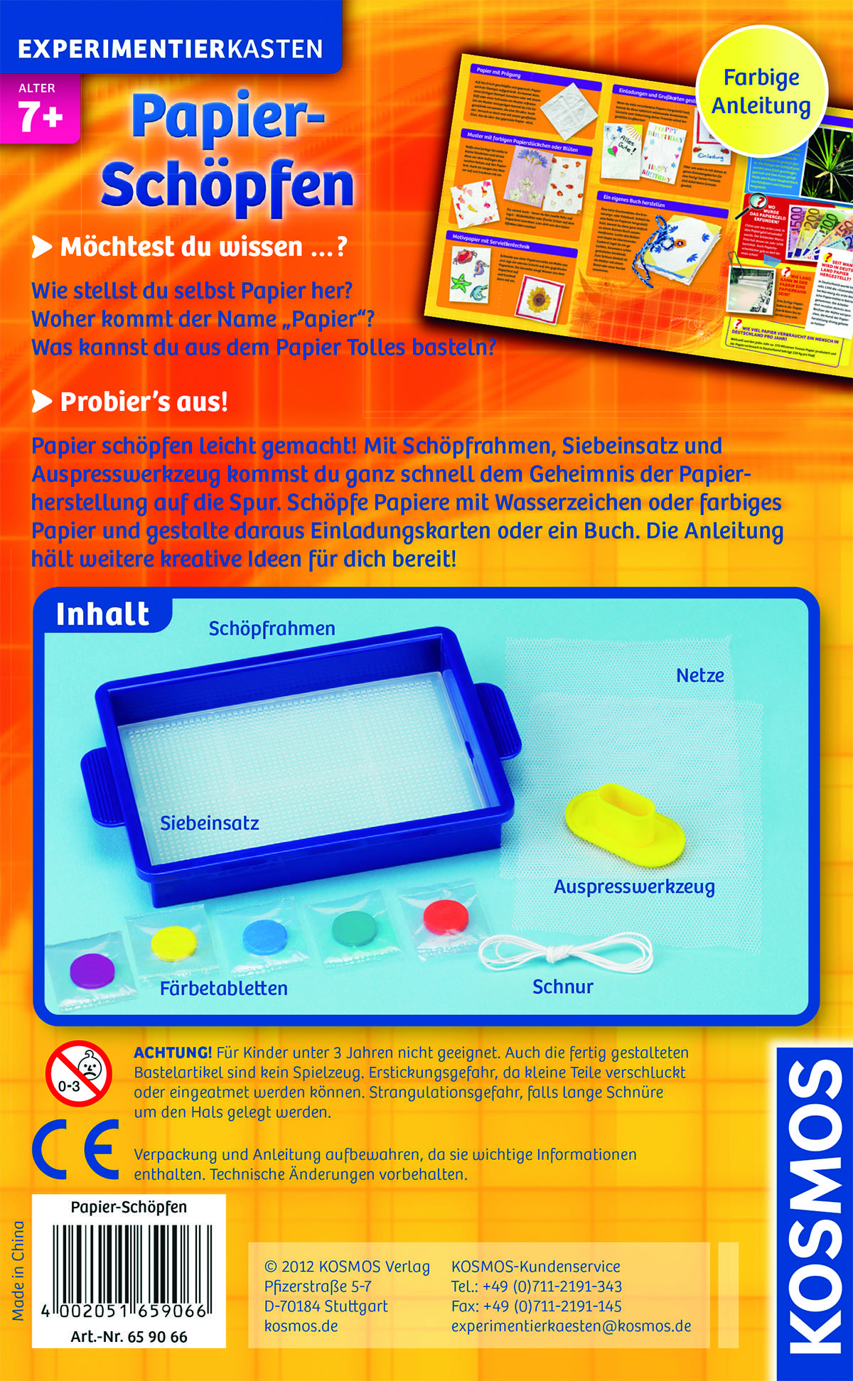 Kosmos 659066 Mitbring Experimente Experimentierkasten ab 7 Jahre