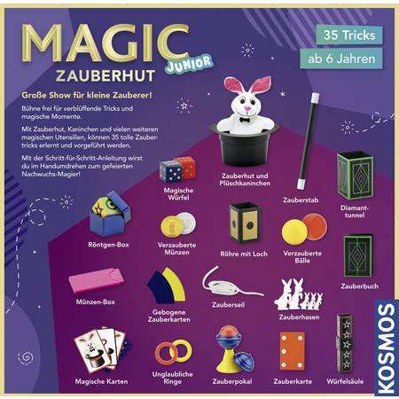 Kosmos 680282 Magic Zauberhut Experimentierkasten ab 6 Jahre | digitalo experimentierkasten ab 6 jahren