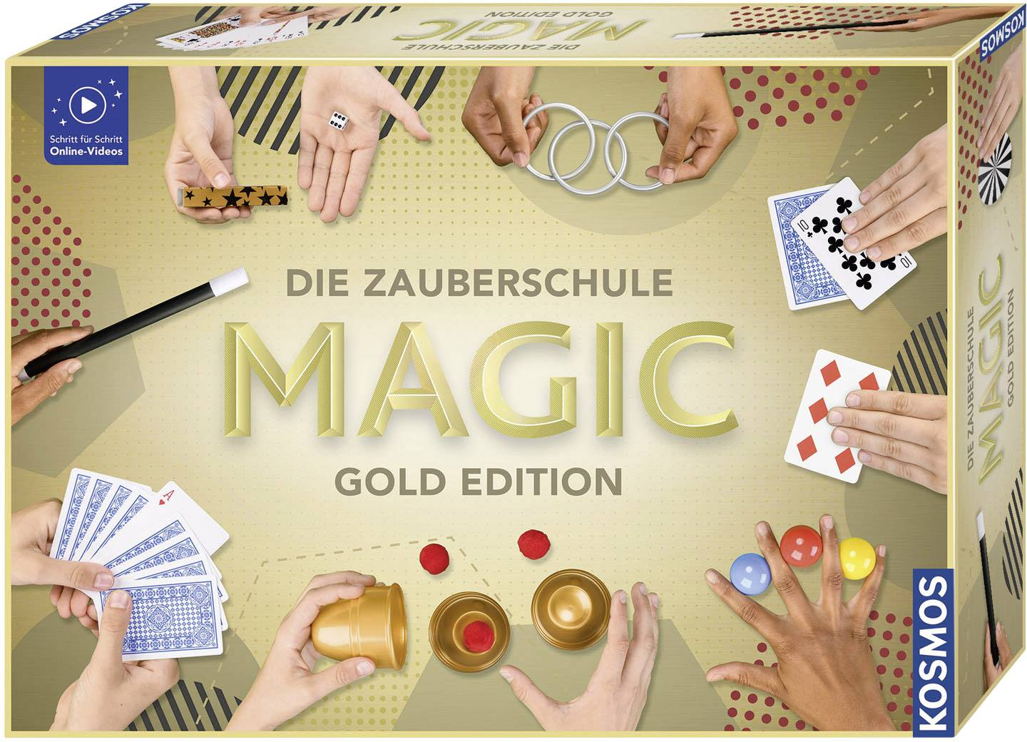 Kosmos 698232 Die Zauberschule - Magic Gold Edition Detektiv & Zauberkästen Experimentierkasten ab