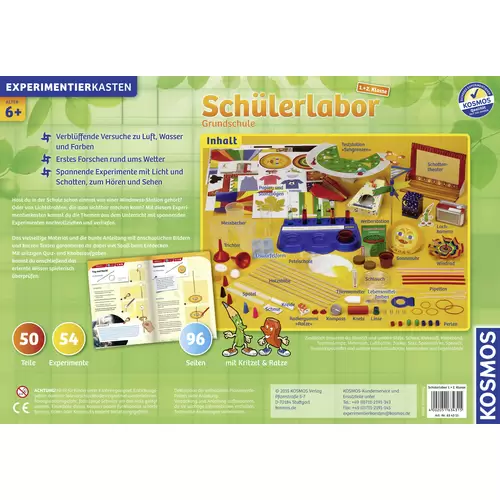 Kosmos Schülerlabor Grundschule 634315 Experimentierkasten ab 6 Jahre Kosmos Schülerlabor Grundschule 634315 Experimentierkasten ab 6 Jahre