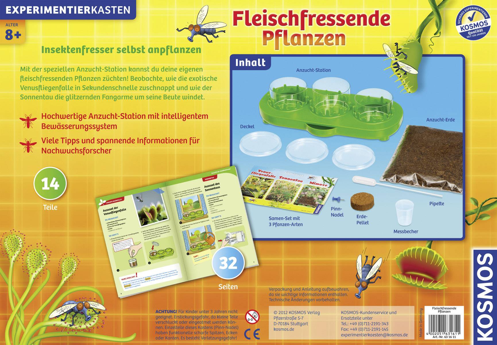 Kosmos 631611 Fleischfressende Pflanze Experimentierkasten ab 8 Jahre