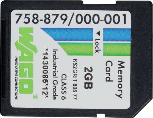 WAGO 758-879/000-001 SD Card SPS-Speichermodul