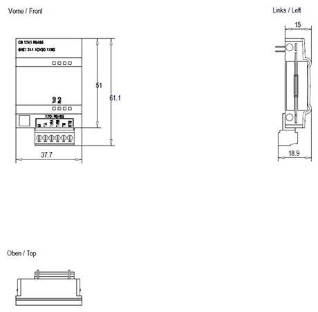 Siemens CB 1241 6ES72411CH301XB0 SPS-Erweiterungsmodul
