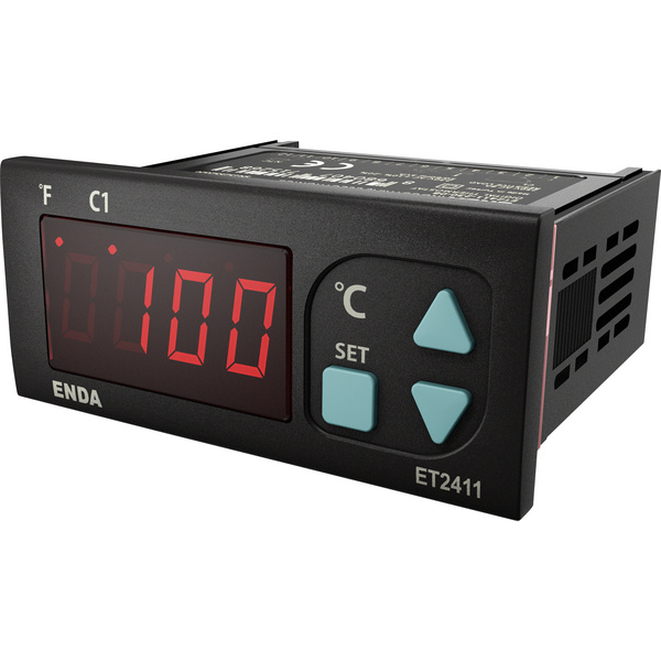 Régulateur de température Enda ET2411-230-08 NTC -60 à 150 °C Relais 8 A (L x l x H) 71 x 77 x 35 mm