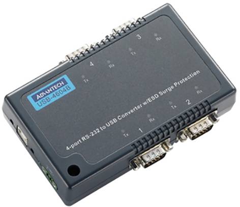Advantech USB-4604B-AE Schnittstellen-Wandler RS-232, USB Anzahl Ausgänge: 4 x 12 V/DC, 24 V/DC, 48 V/DC